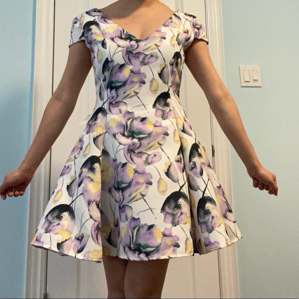 True Decadence Petite floral dress